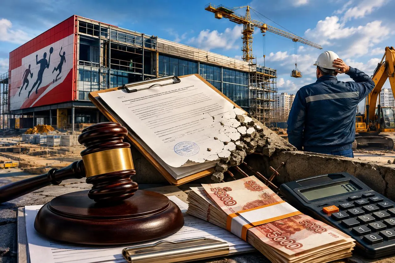 Муниципальное управление капитального строительства подало в арбитраж иск к компании «Каменщик» практически на 316 млн рублей из‑за нарушений при исполнении контракта на строительство спортивно‑культурного комплекса стоимостью более 627 млн рублей.