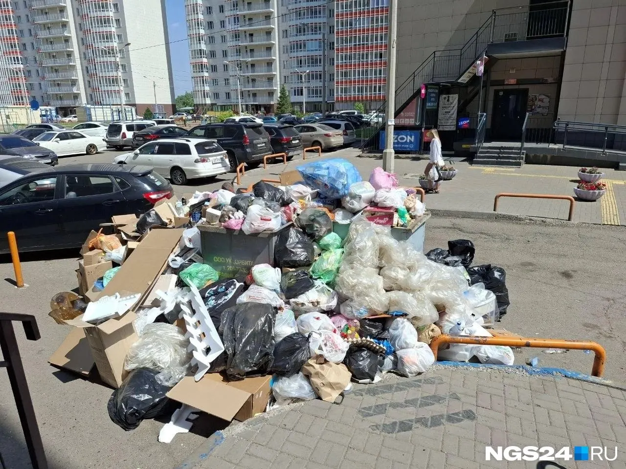 Жители Красноярска жалуются на переполненные контейнеры, мусорные кучи по пояс и крыс во дворах. Собрали жалобы и фото с самых проблемных мест города.