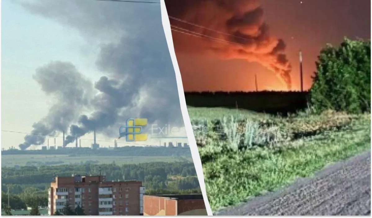 Украинские силы нанесли удары по аэродрому «Борисоглебск» и по нефтеперерабатывающим заводам в Саратовской области и Татарстане — зафиксированы взрывы и пожары. Также поражены мосты в Белгородской области и шесть танкеров в Чёрном и Азовском морях. Ранее после атак дронов был остановлен Омский НПЗ.