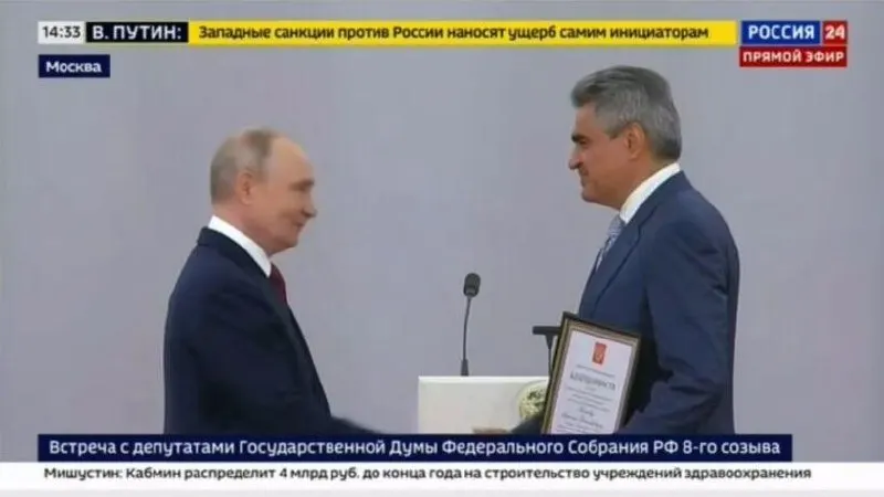 На церемонии в Кремле 27 июля Олег Нечаев получил благодарность от президента и заявил, что предстоит ещё больше сделать для победы России в специальной военной операции.