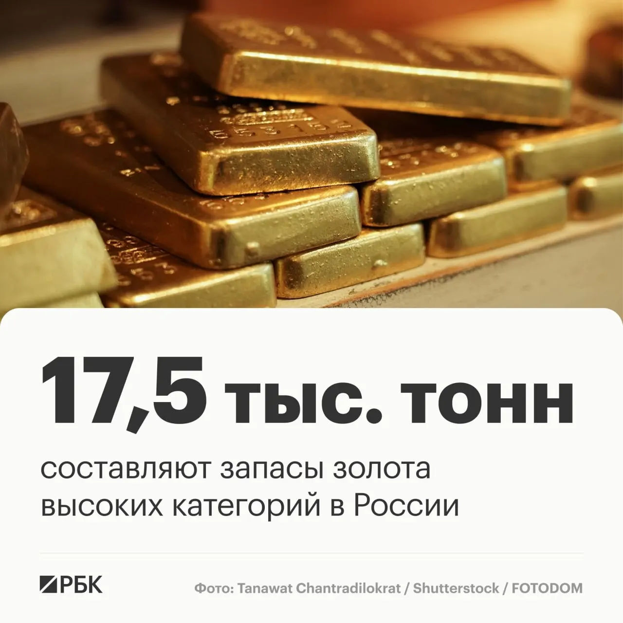 Замглавы Роснедр сообщил на Восточном экономическом форуме, что у России около 17,5 тыс. тонн золота, хватит на примерно 30 лет при текущем темпе добычи.
