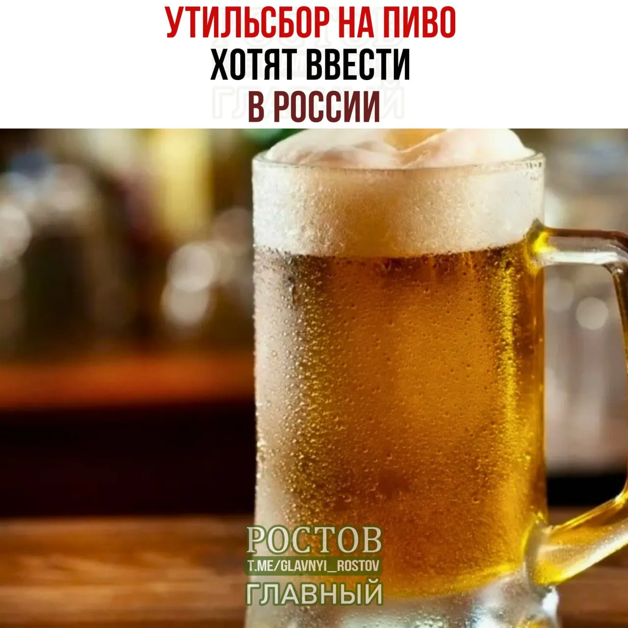 Правительство рассматривает введение пошлин на импорт пива из стран, которые считаются недружелюбными, с дополнительной пошлиной €5 за литр.